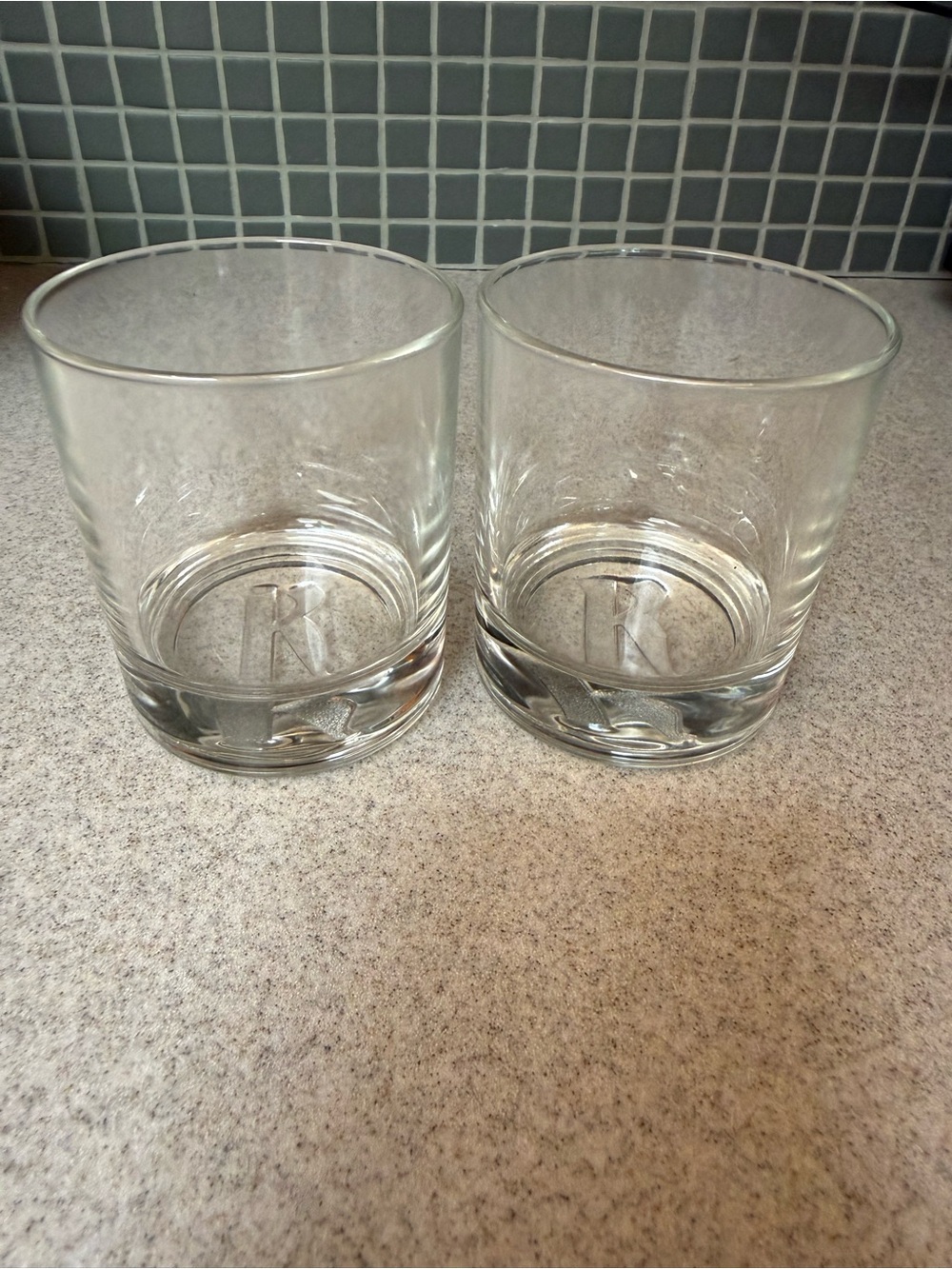 Kettle One Vodka Clear Glass Tumblers - Set of 2